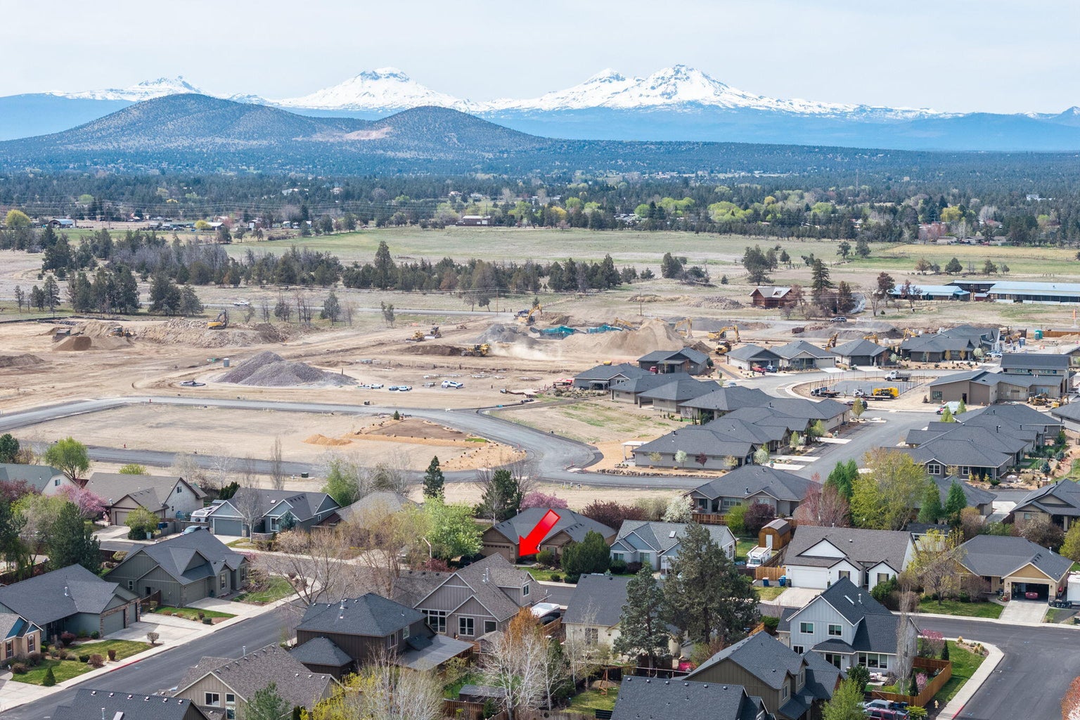 Looking West- Cascade range