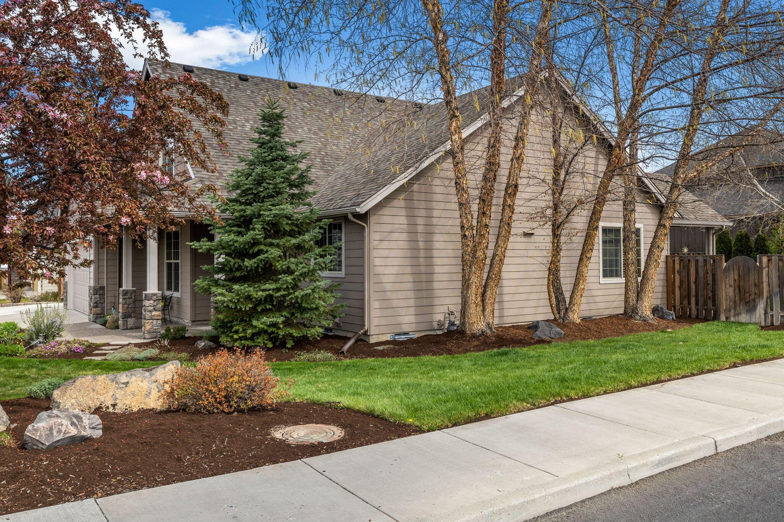 Gorgeous corner curb appeal