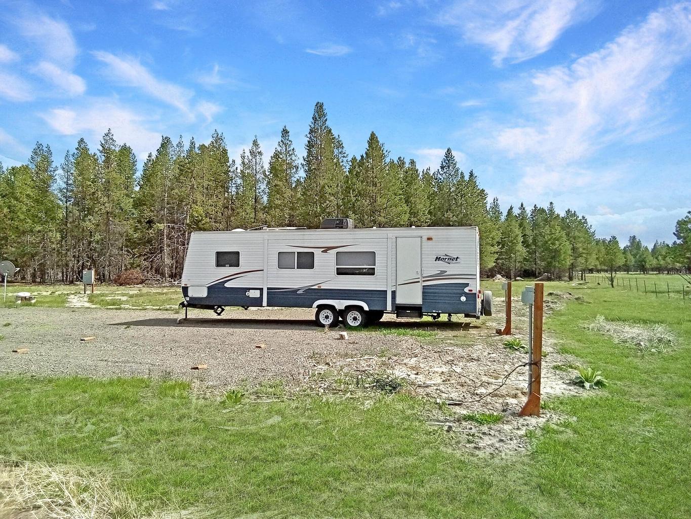 17415 Cedar Ct. Lot 12, has power and two 220v hookups for RV.