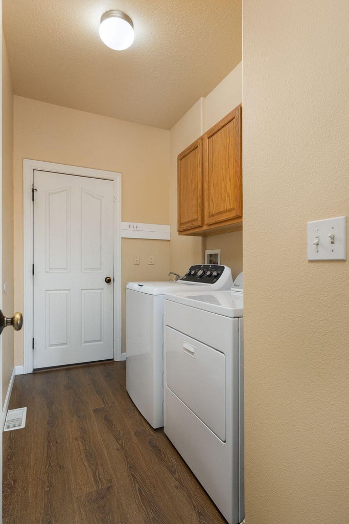Laundry room into garage