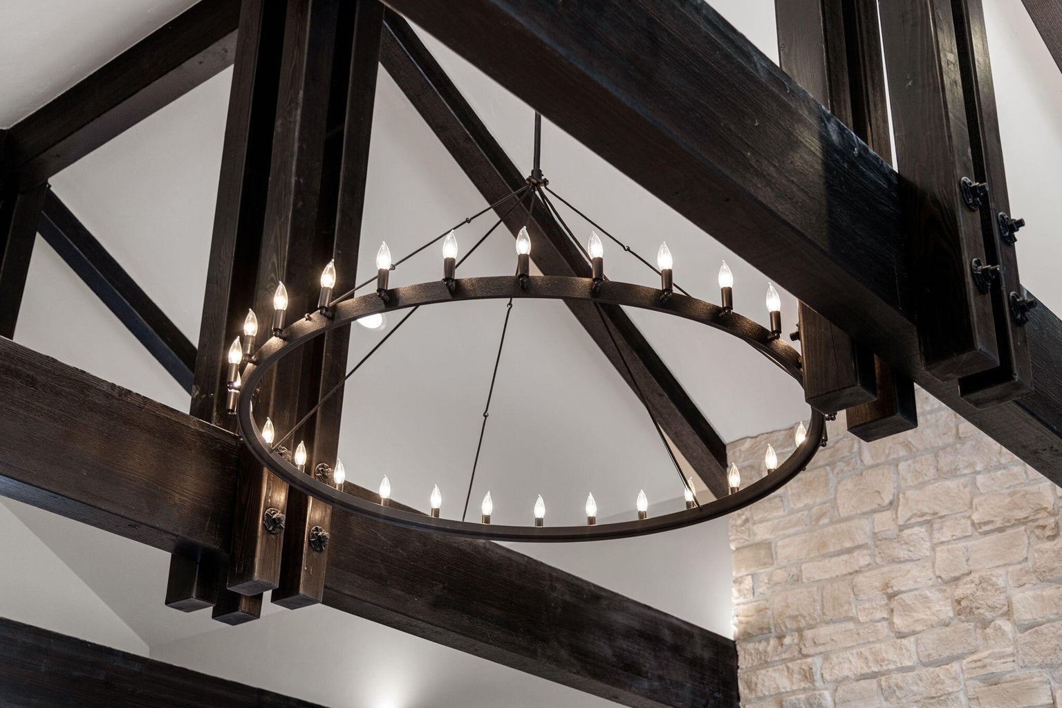 Stunning light fixtures from Restoration Hardware, West Elm and Pottery Barn through the home