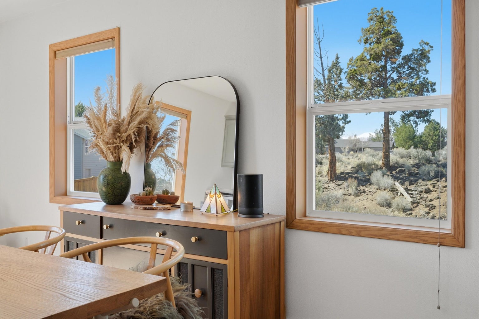 office from kitchen/dining to back deck