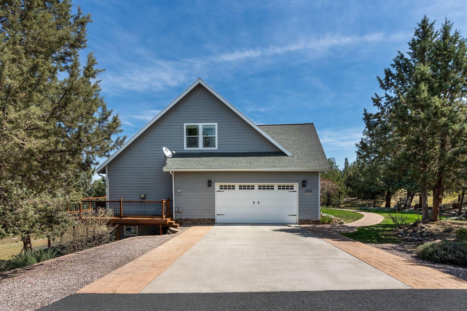 Side, garage entry