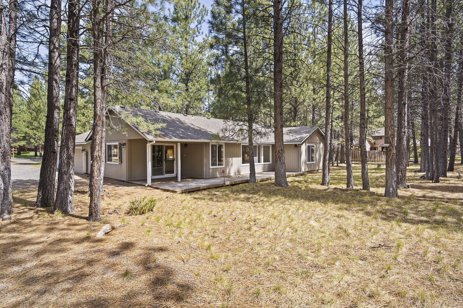 Covered back porch