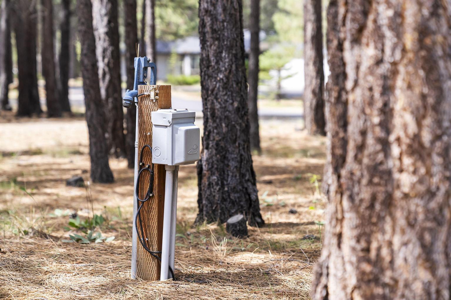 RV parking and hookups