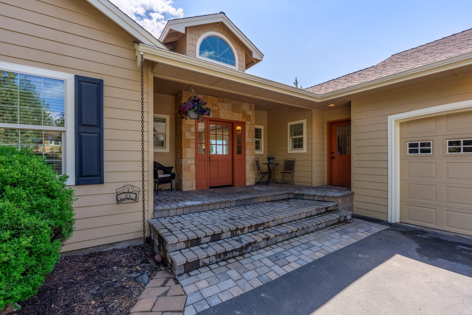 Covered front entry