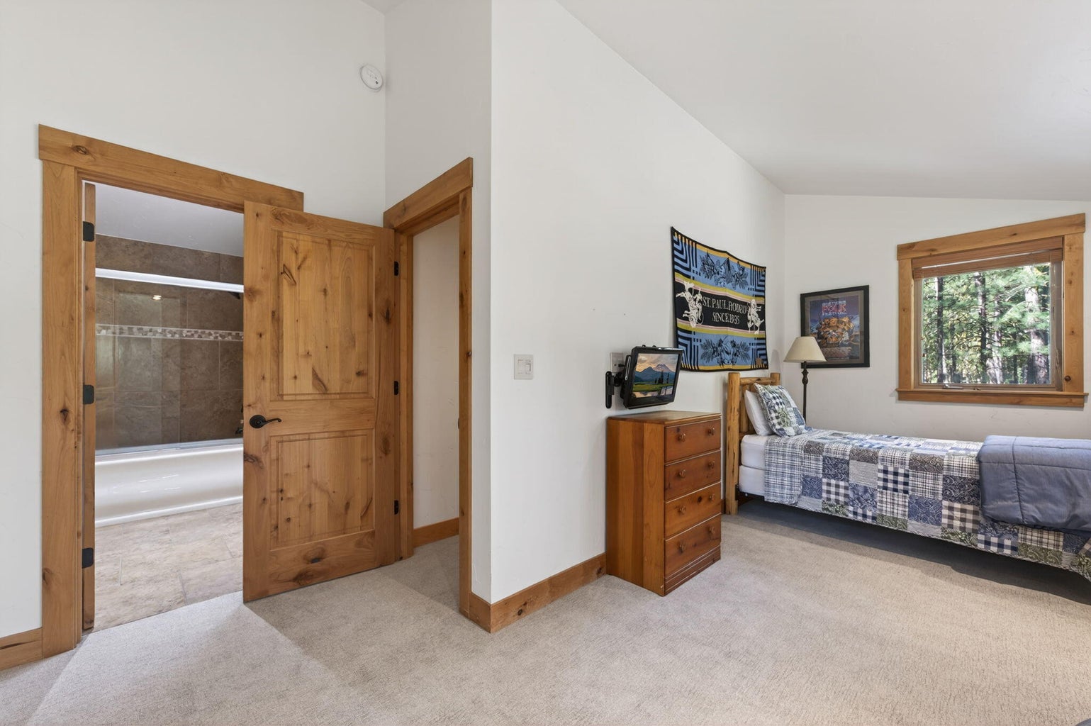 3rd bedroom suite on the 2nd level with walk in closet