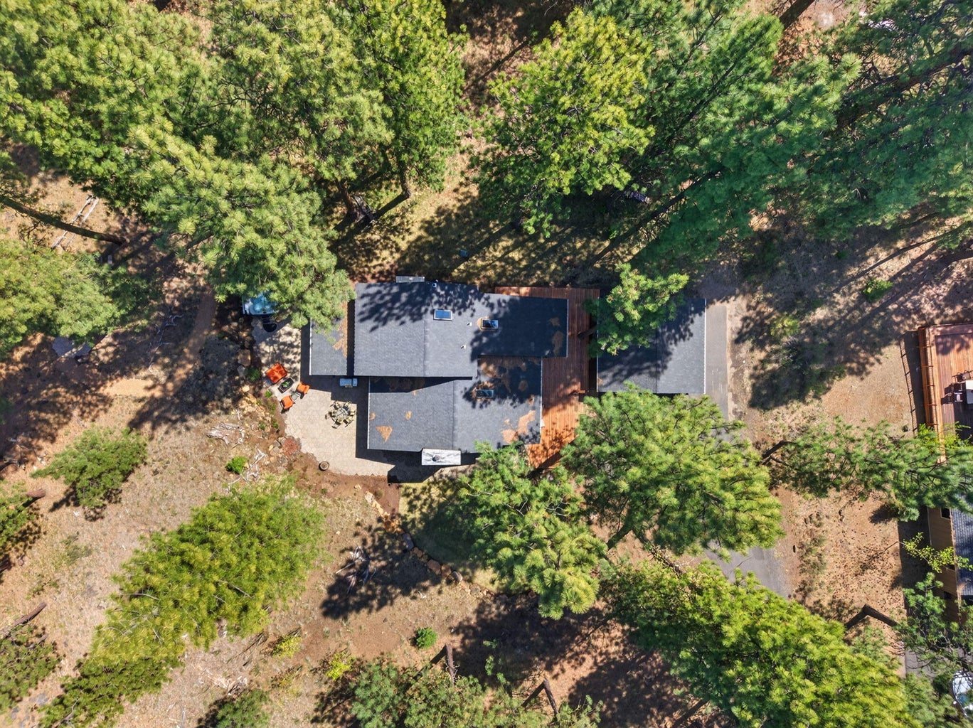 Aerial View - Home and Trees