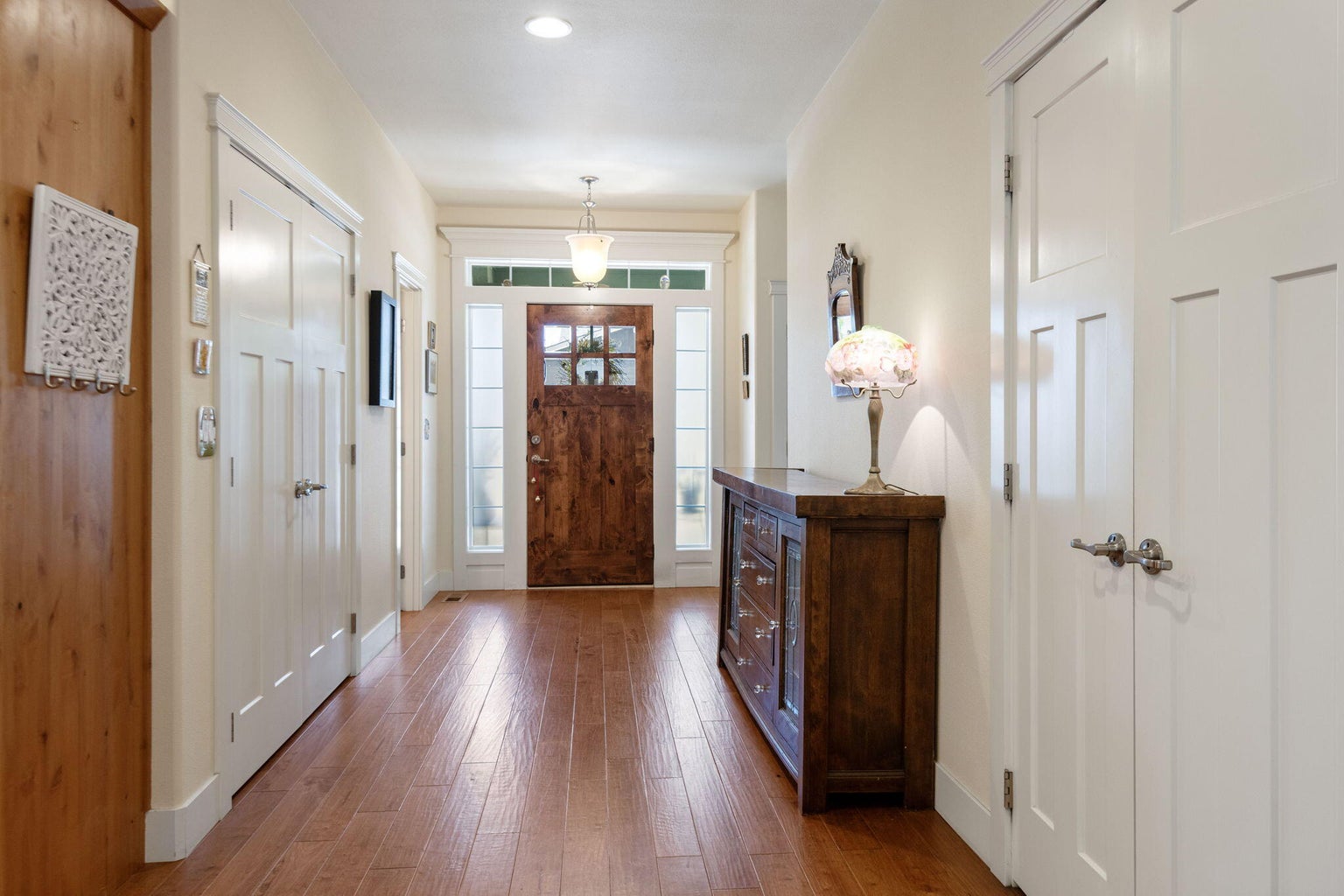 Abundant storage, newer interior and exterior paint, and hardwood floors!