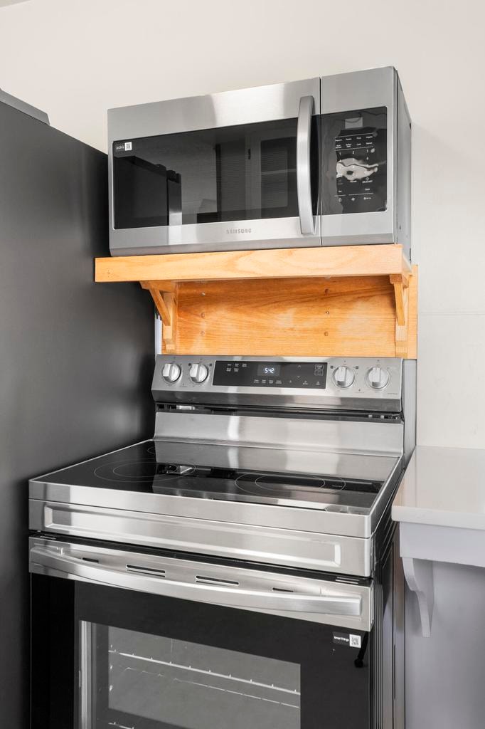 Brand new stainless appliances