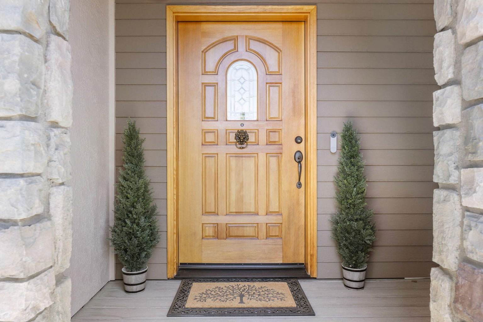 Covered front entry