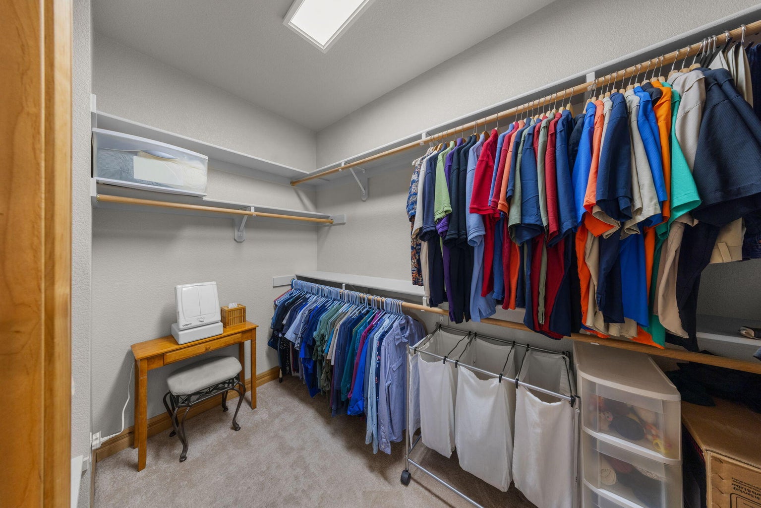 Primary walk-in closet