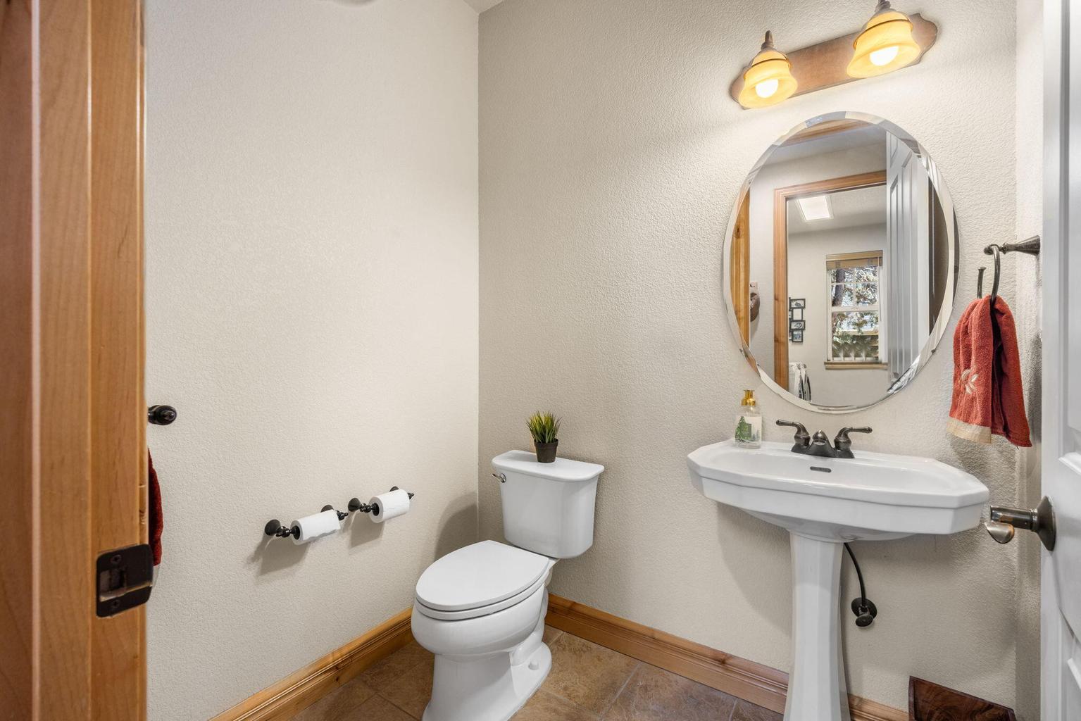 Half bath downstairs