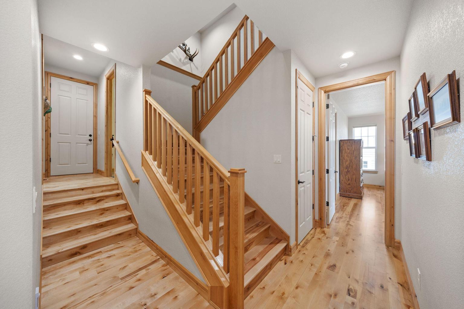 Staircase to second floor