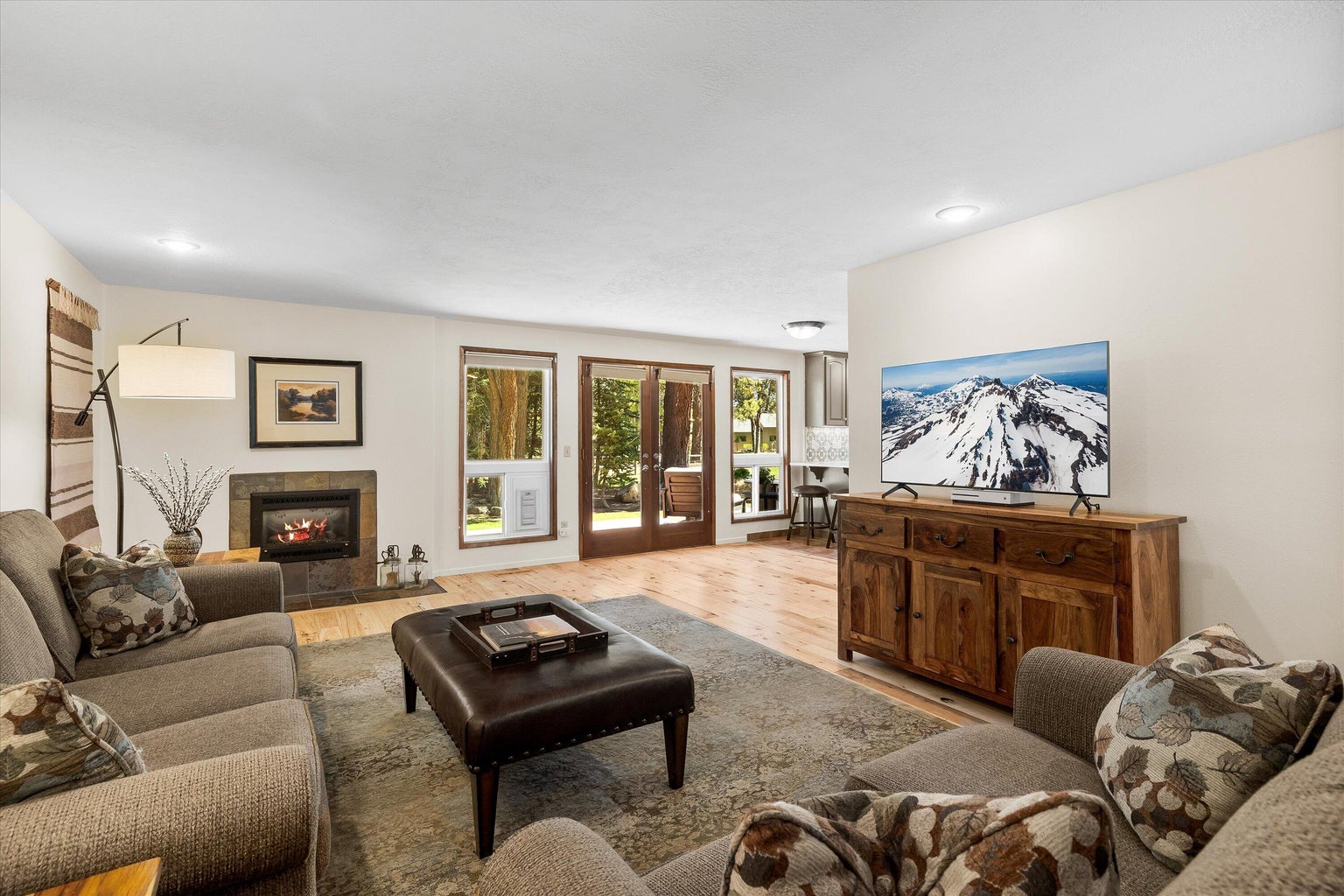 Spacious room is separate from the great room
