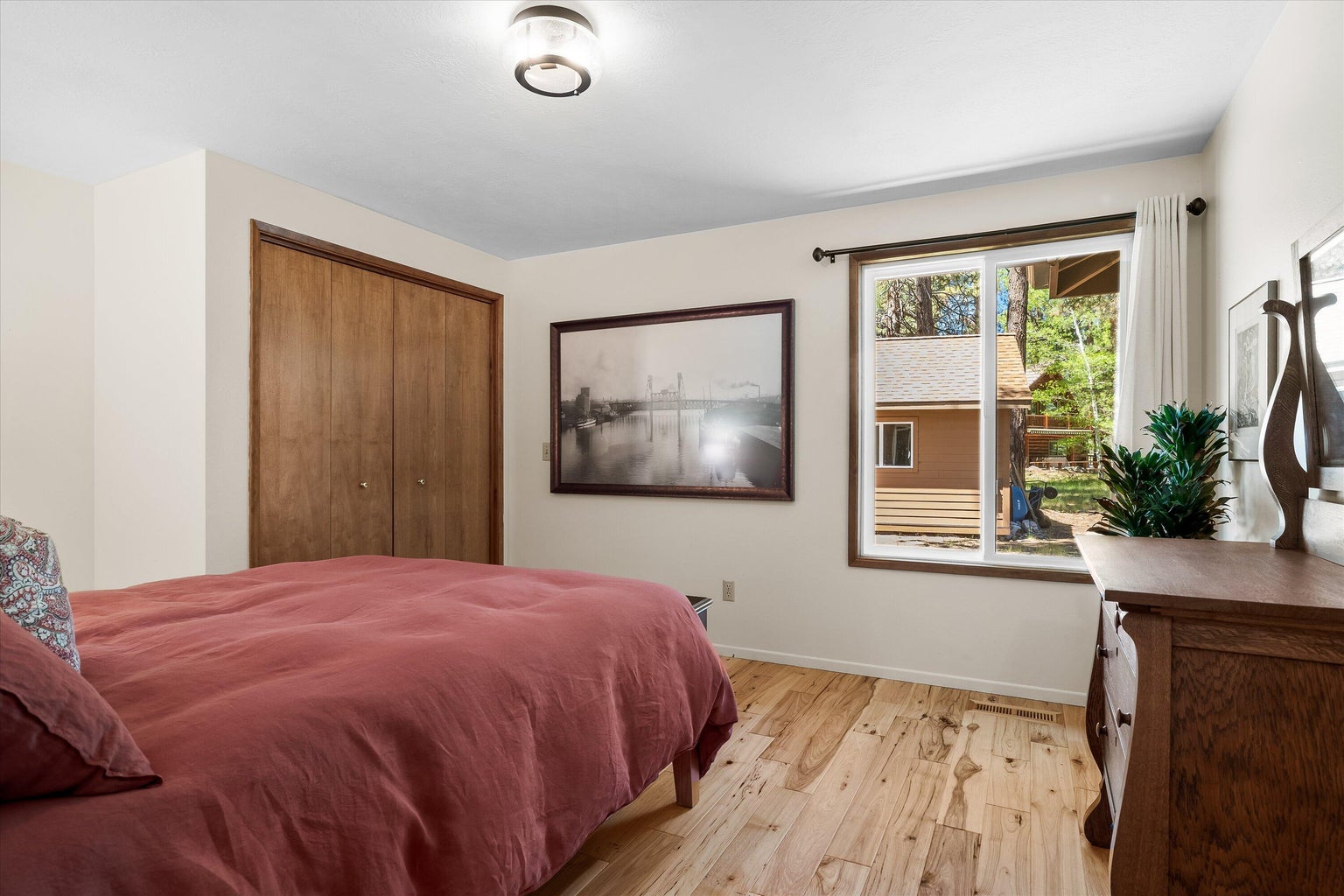 Bedroom is well-sized