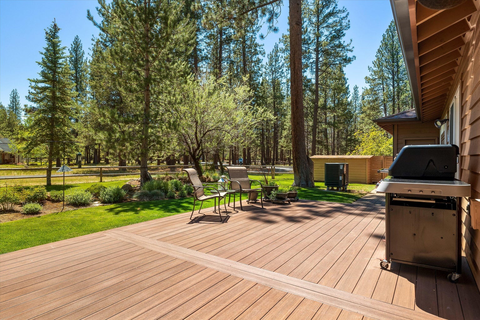 Get ready to grill and chill on this fantastic deck