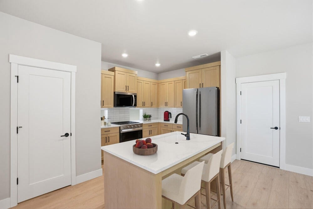 Subject property - virtual staging of kitchen