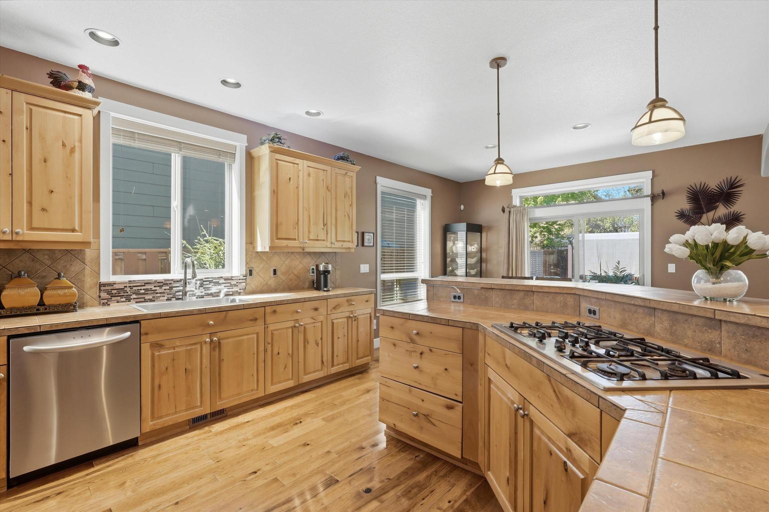 Functional kitchen with bright inviting feel