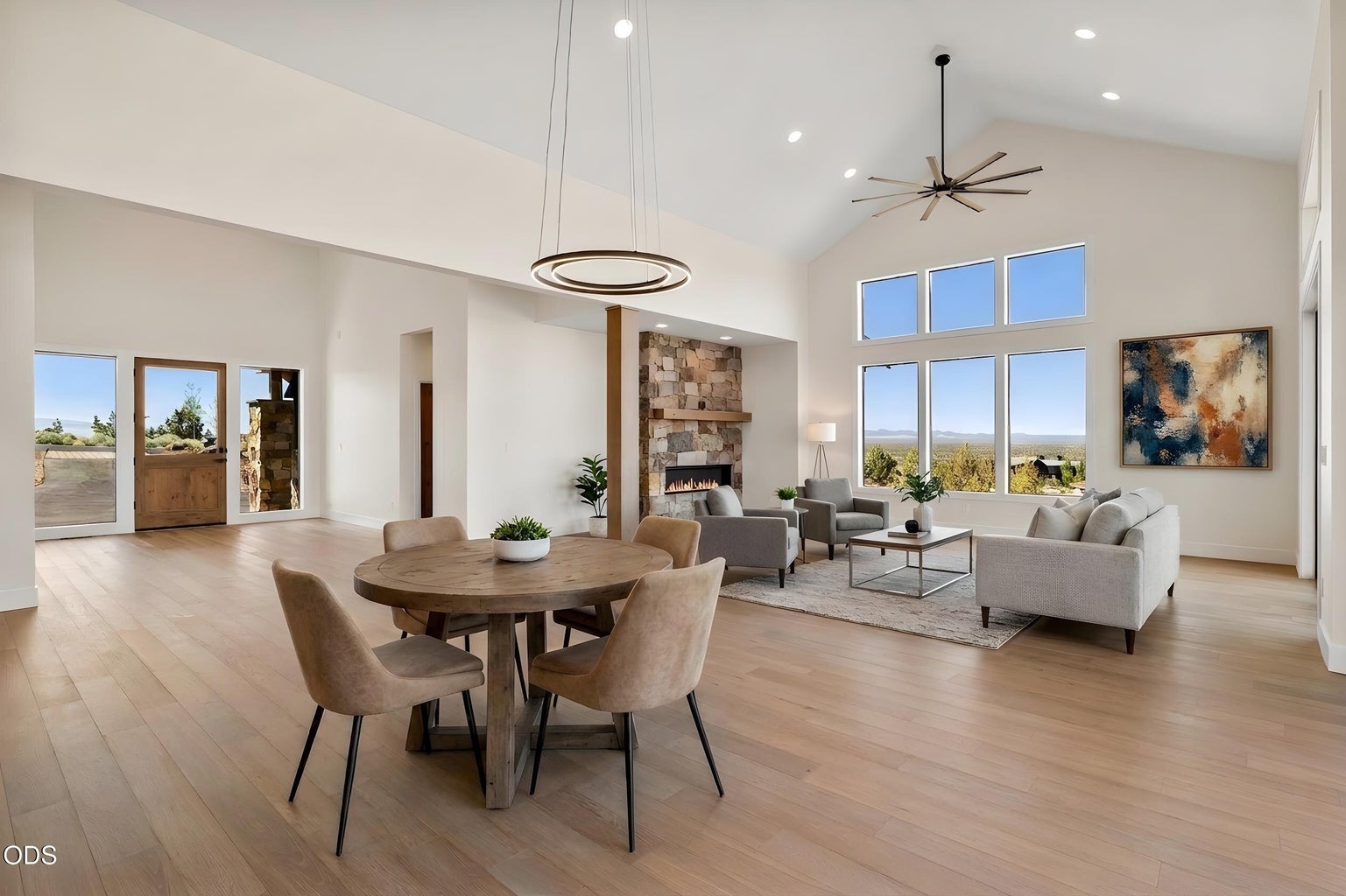 Virtual staging example
