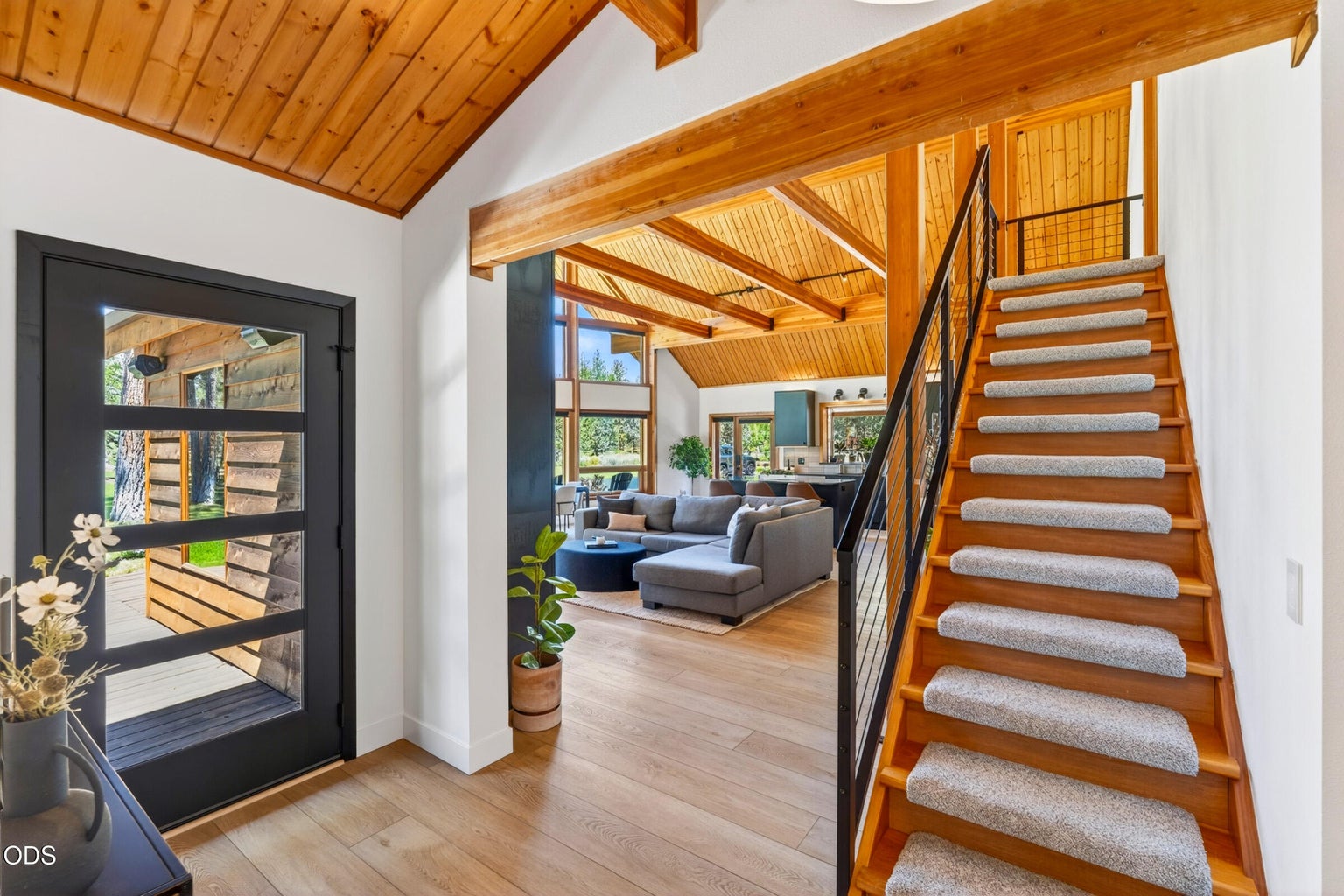 Stairs that lead to the loft