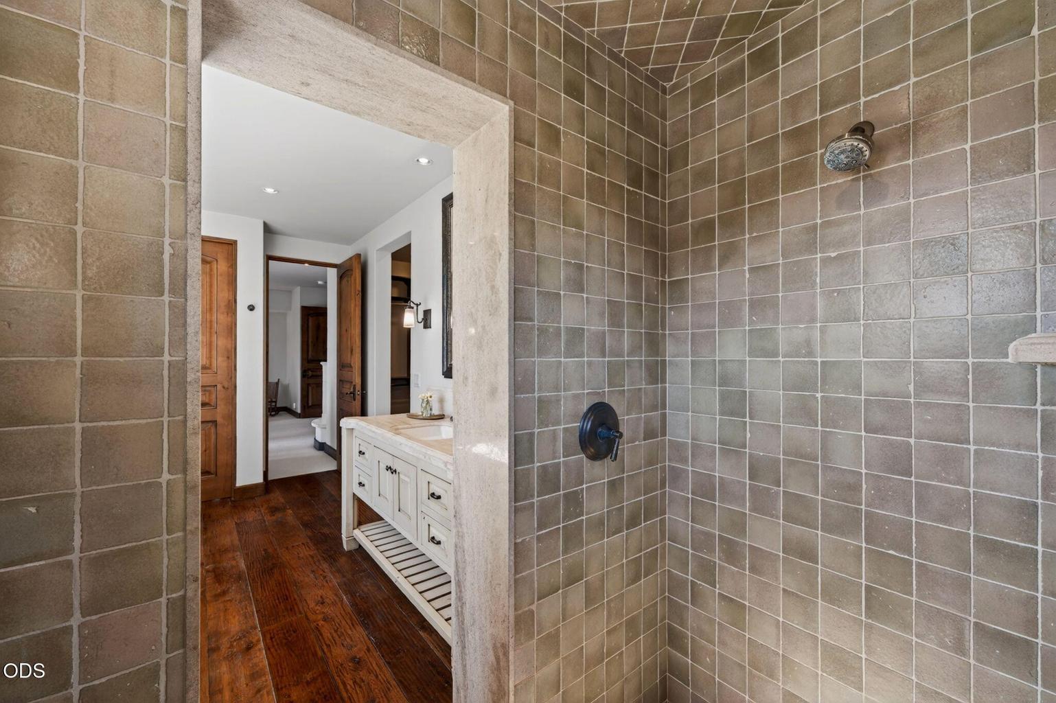 Guest ensuite walk-in shower
