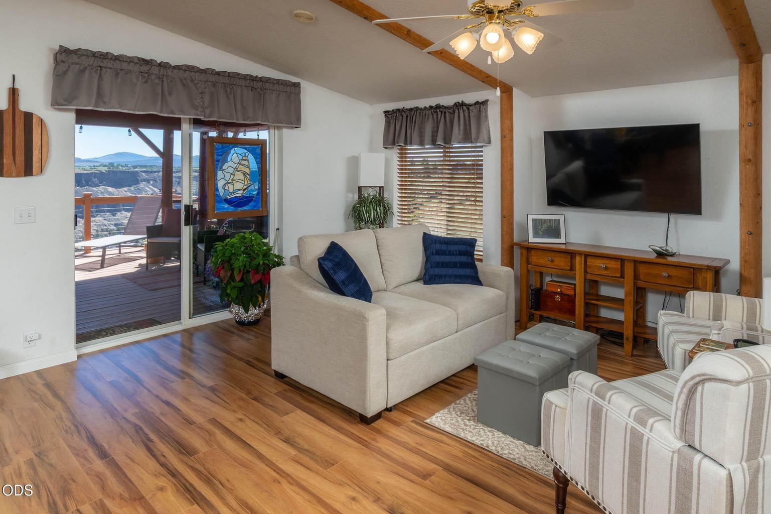 The laminate plank flooring has brought this home to a new level.