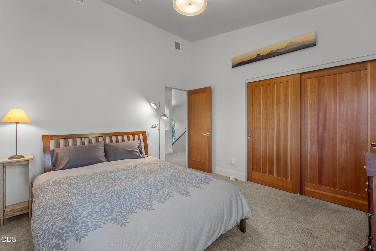 This is the same bedroom as the previous photo to show the large closet