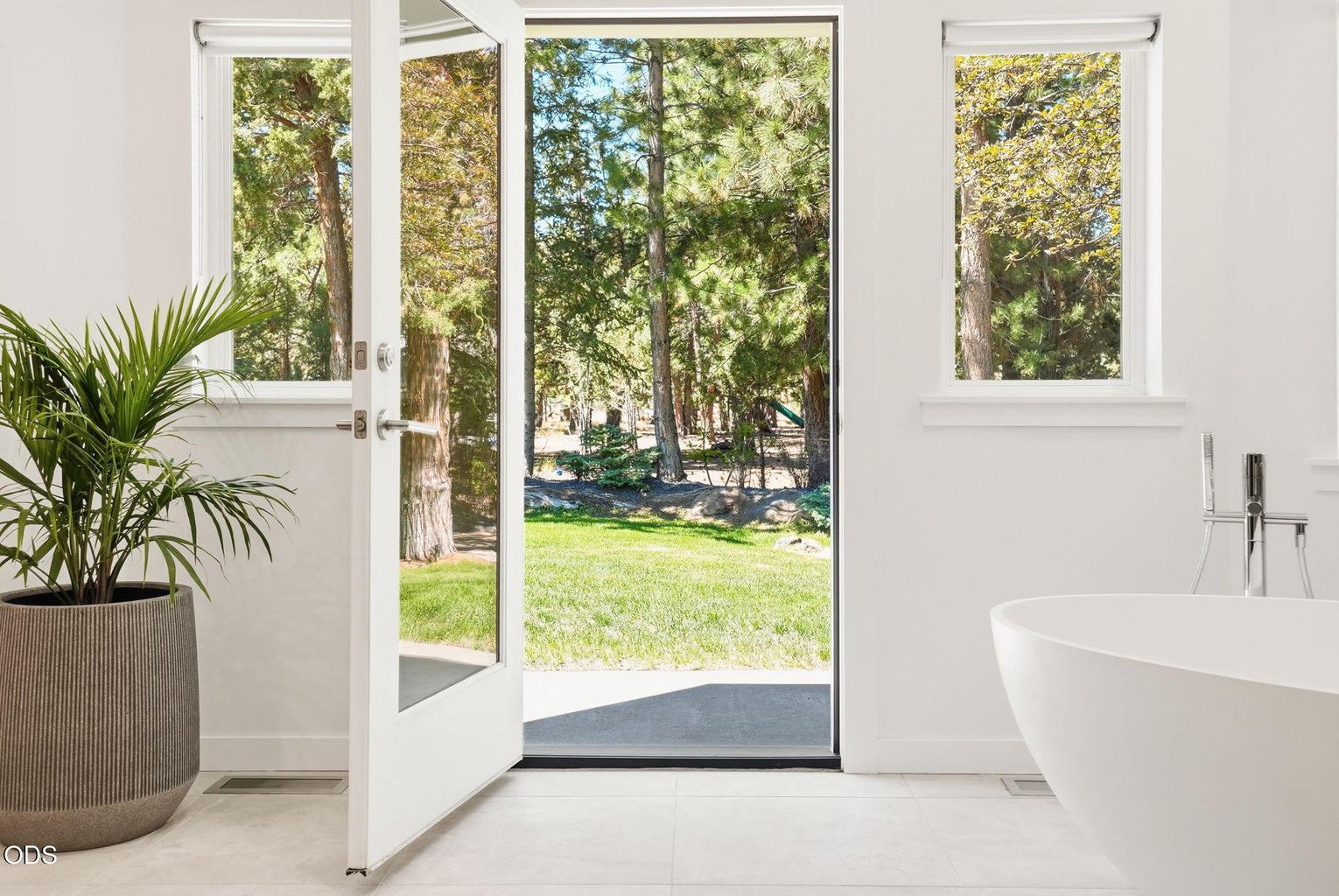 Backyard access.