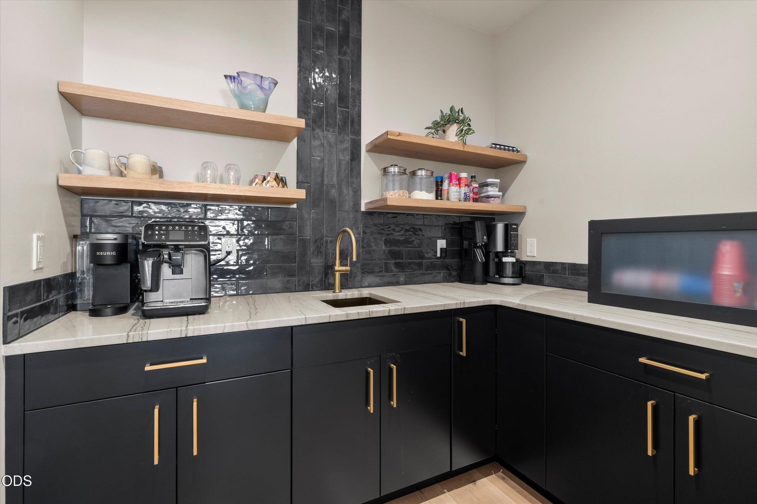 Butler's pantry with prep sink and space for all appliances