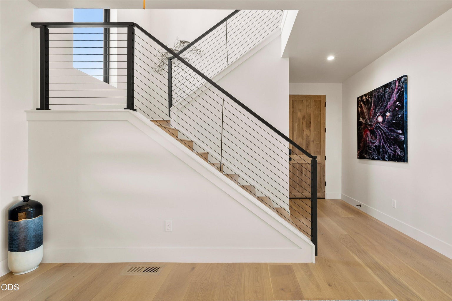 Staircase from foyer