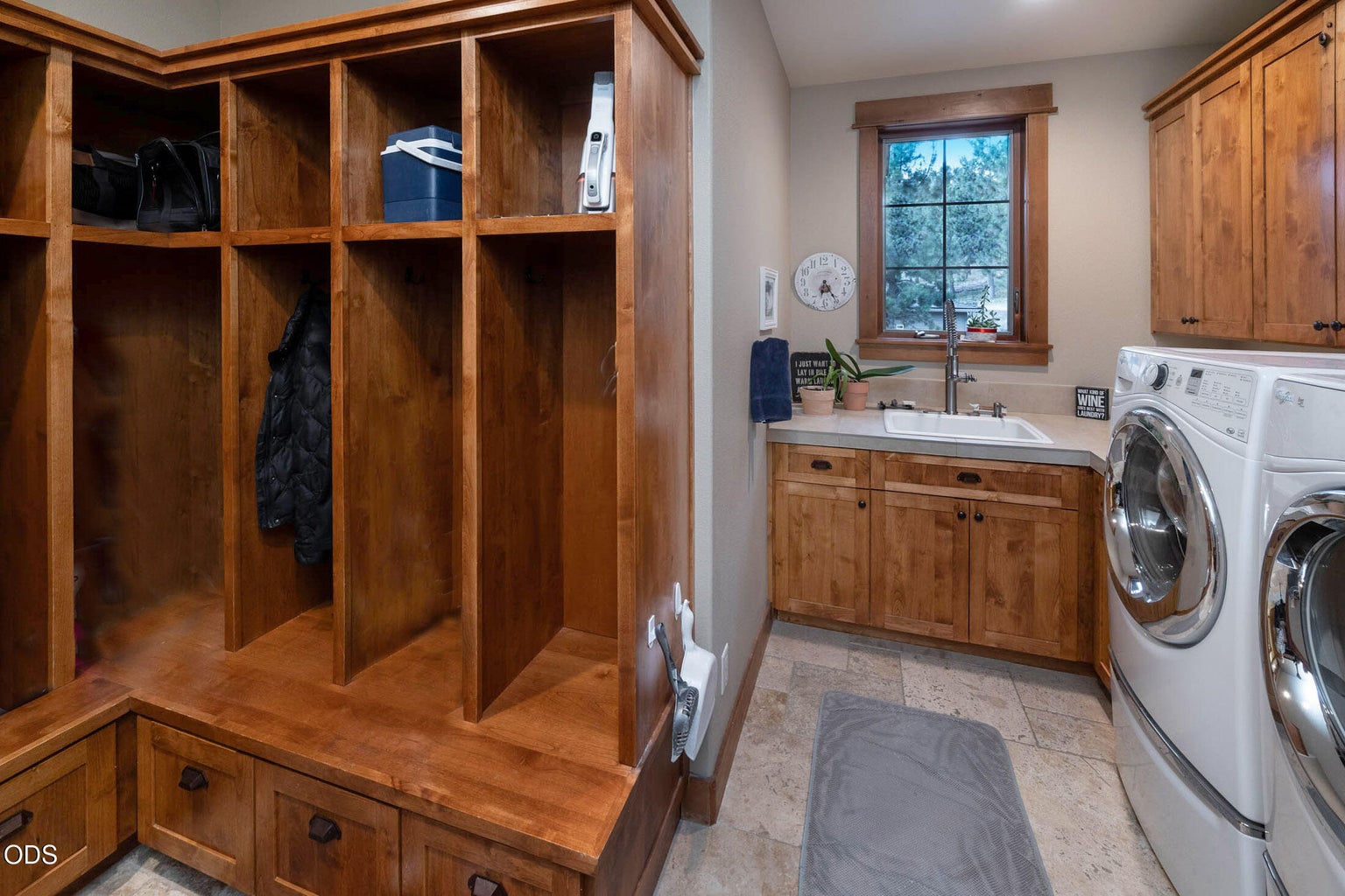 Large Utility Room; Deep Sink; Washer & Dryer Included; Hanging & Storage Spaces.