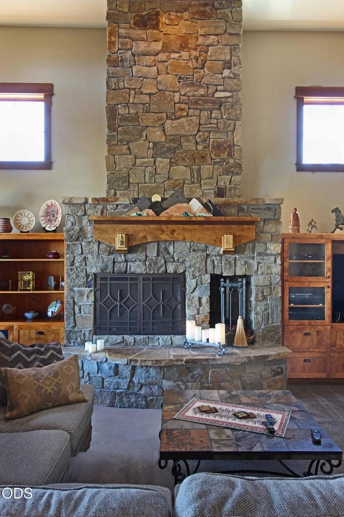 Commanding Focal point of the Living Room area.