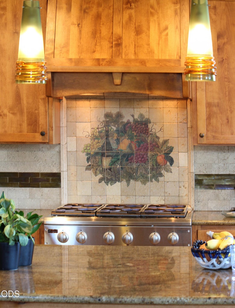 Elegant Focal Point for kitchen - the 6 burner cook top. "Yes Chef!"