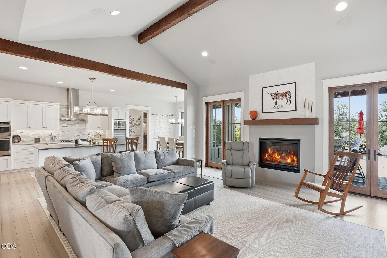 Living Room + Kitchen