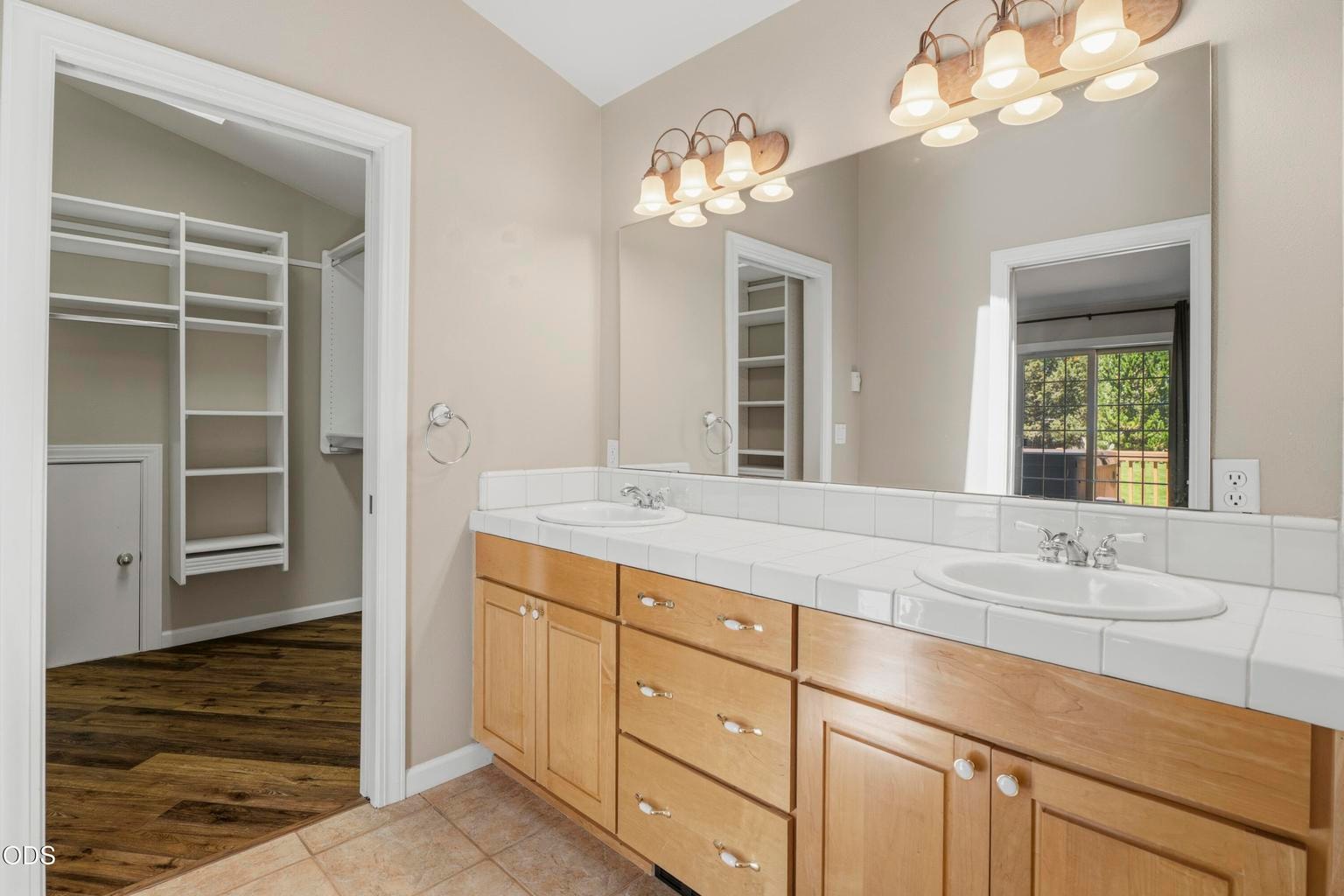 Primary bath and closet