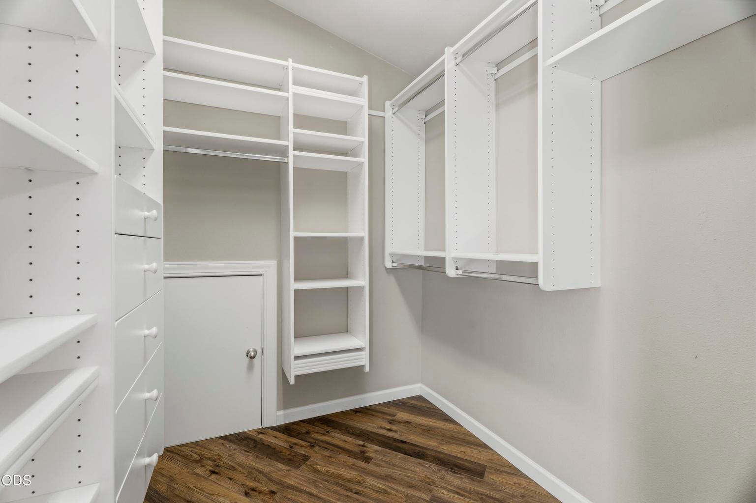 Primary closet