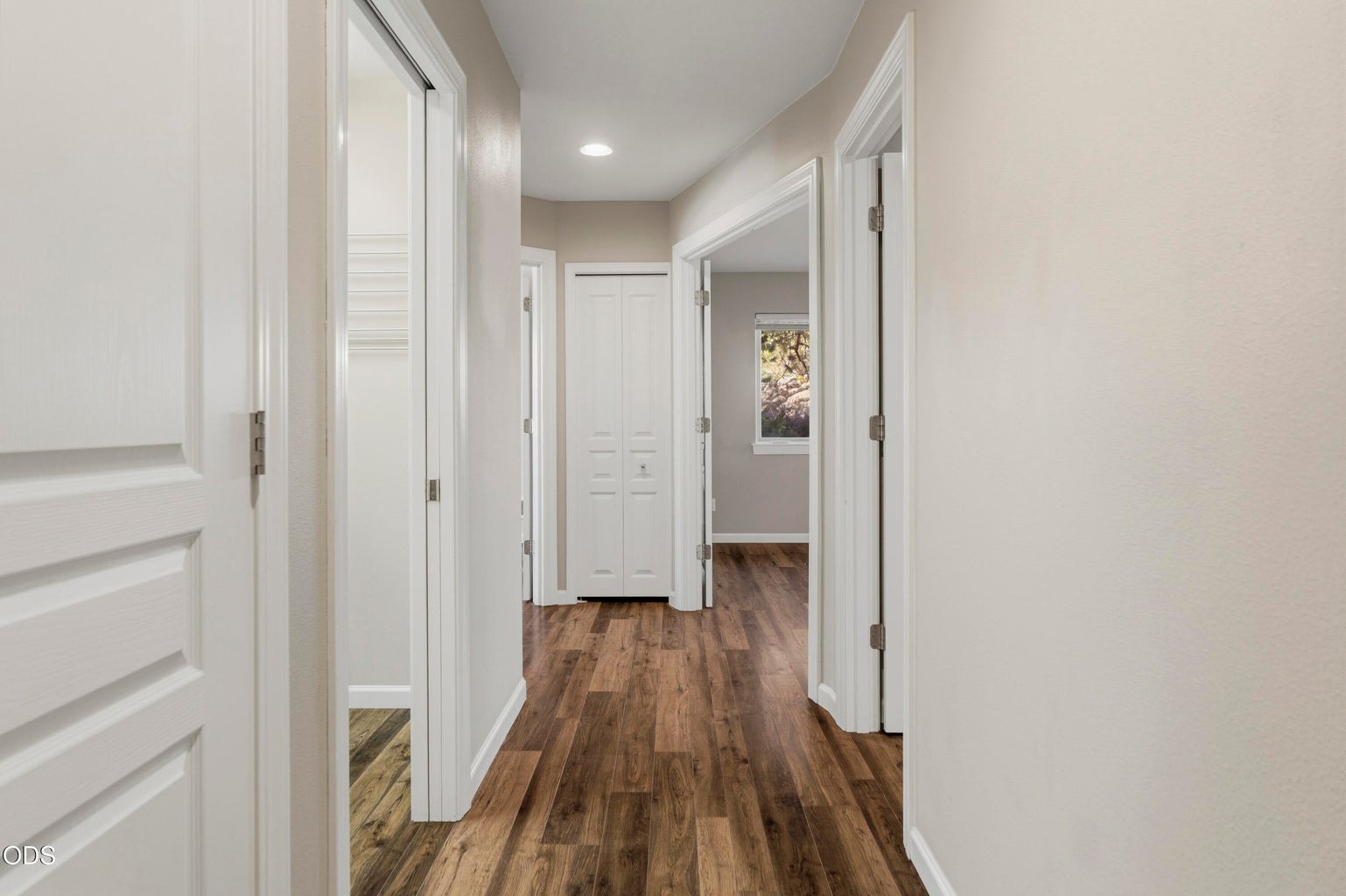 Downstairs hall, view from the garage entrance