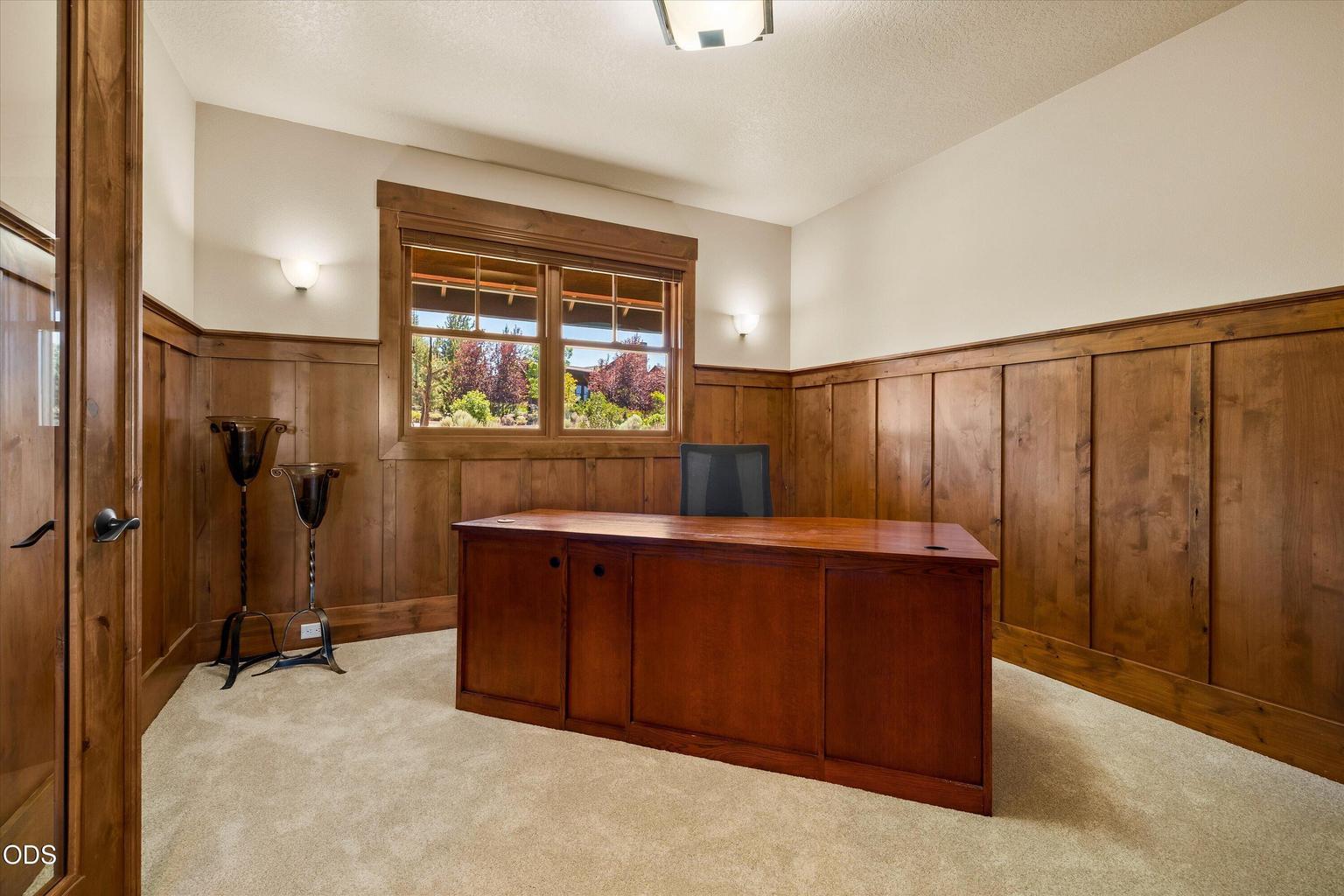 Paneled executive office
