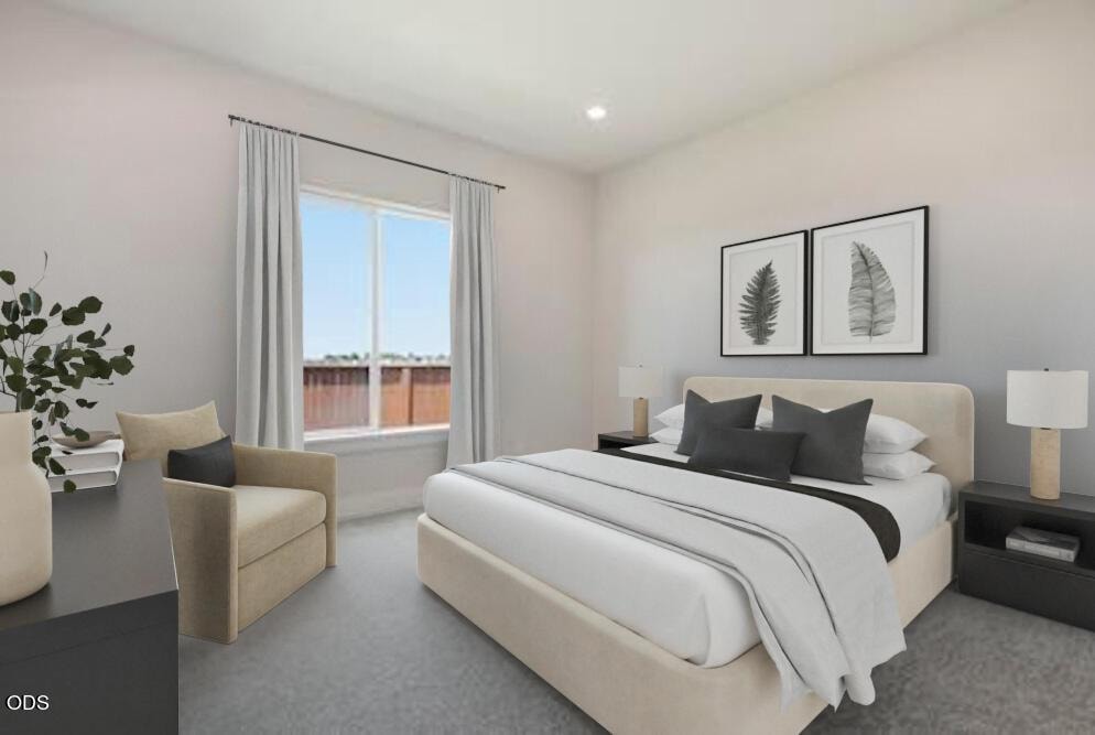 Subject property primary on the main level with virtual staging