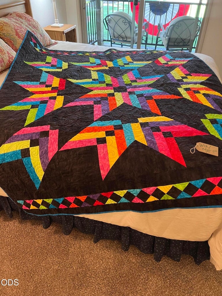 Gave this away in a prize drawing on quilt show day!