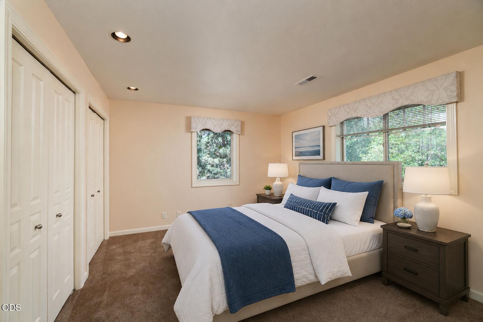 secondary bedroom virtually staged