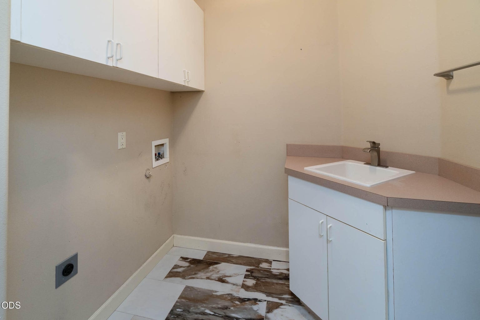 downstairs laundry room