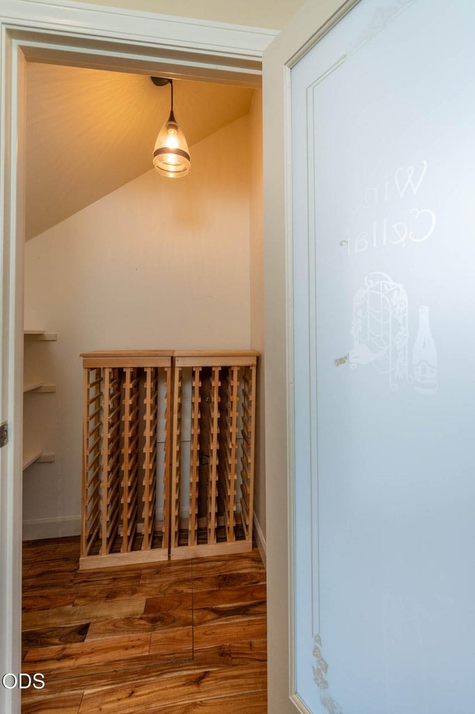 wine closet/additional storage space off great room