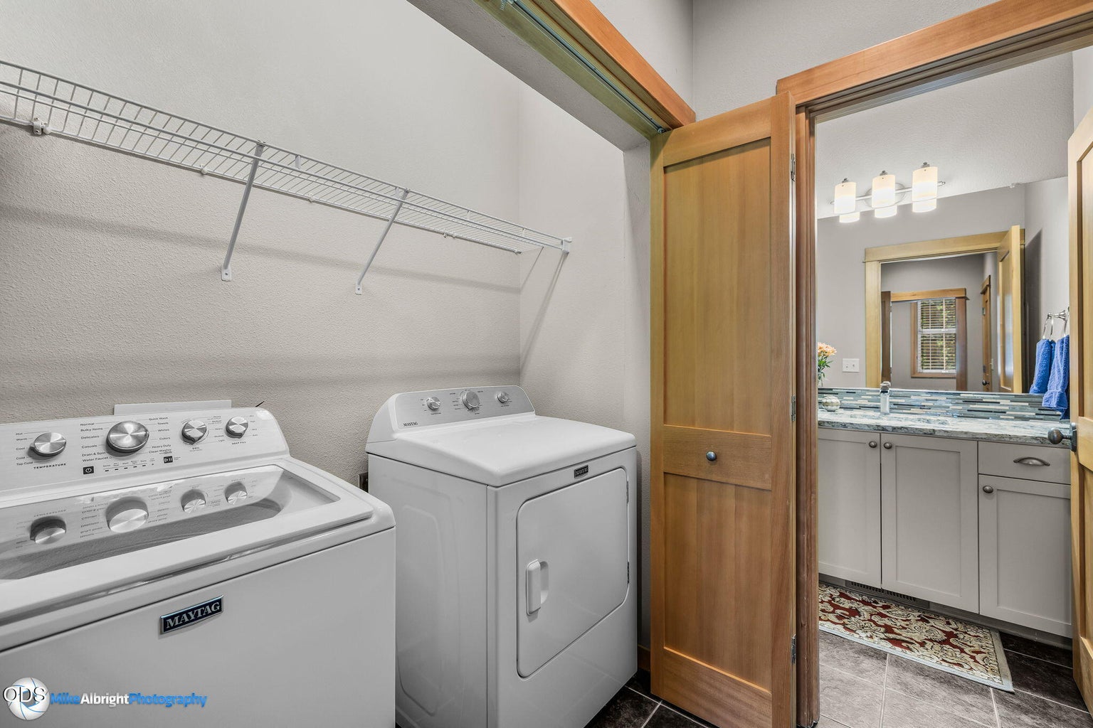 No one LIKES to do laundry, but this is a great location for it
