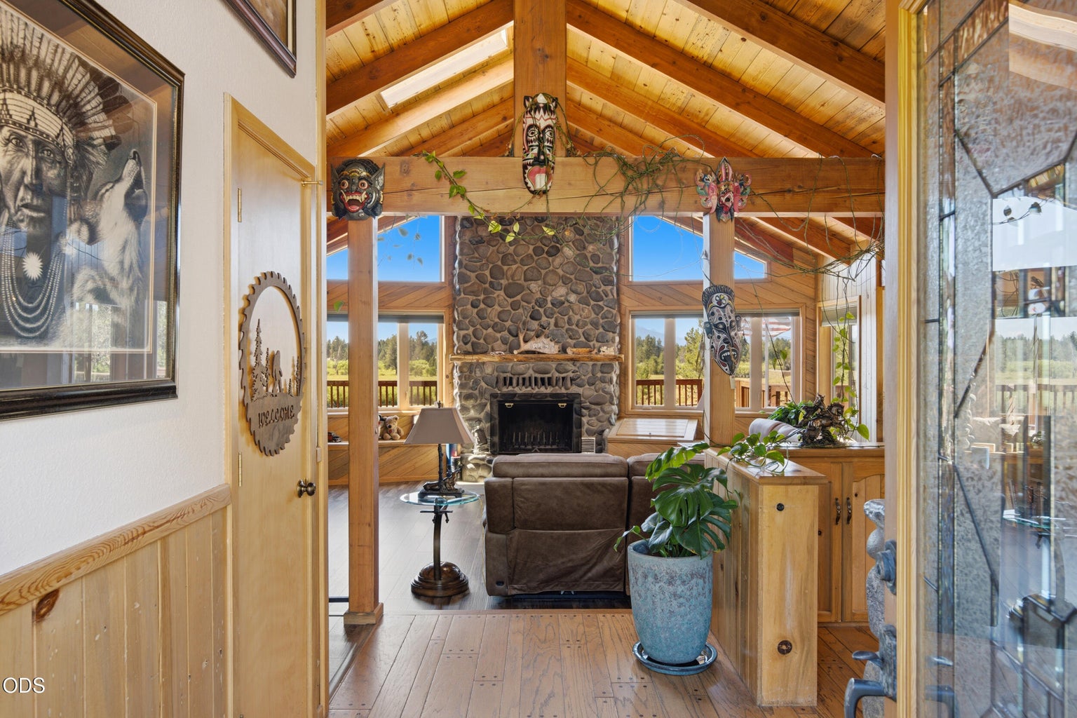 Entry hall opens to Great Room