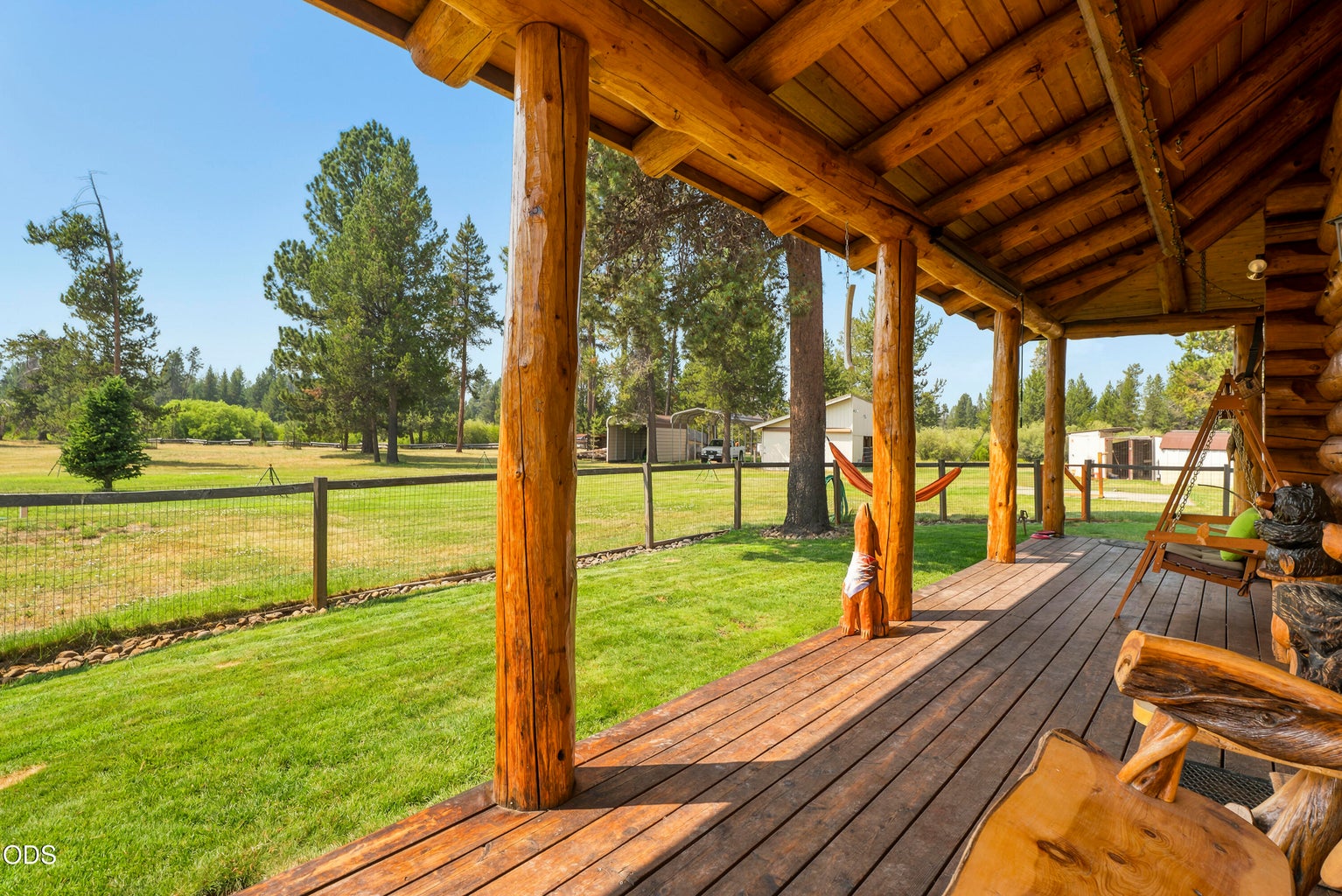 YOUR PORCH IS COVERED FOR YEAR ROUND ROCKING.