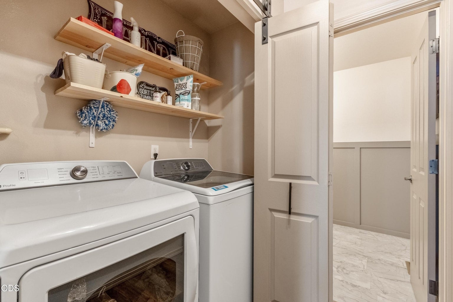 Laundry & half bath downstairs
