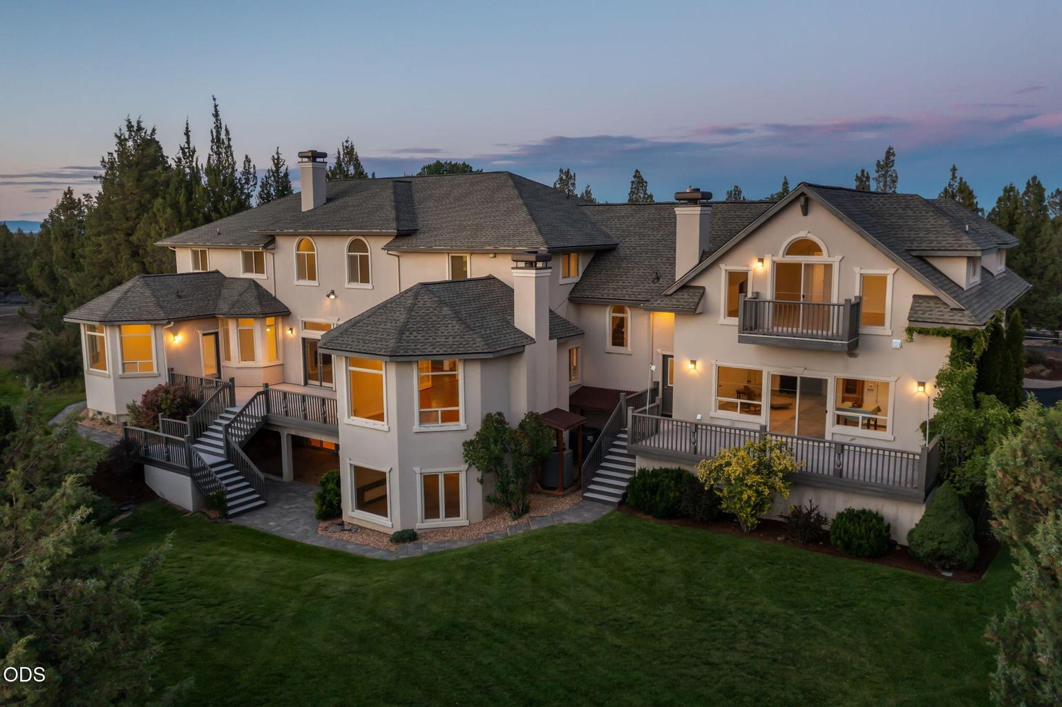 Back of house at dusk