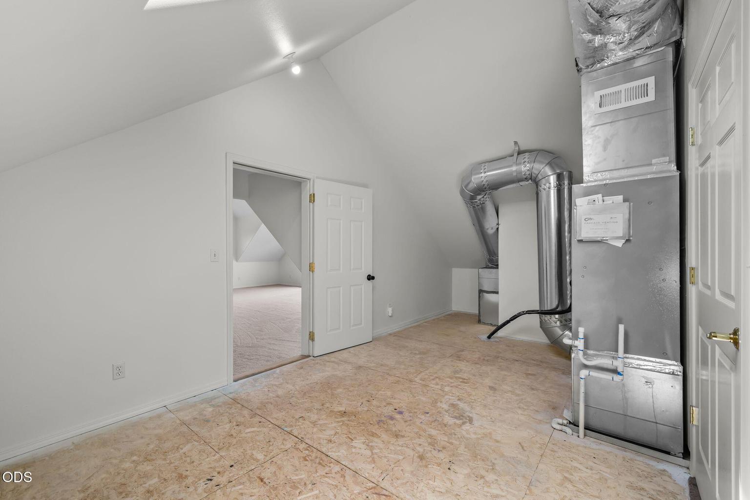 Mechanical room and flex space